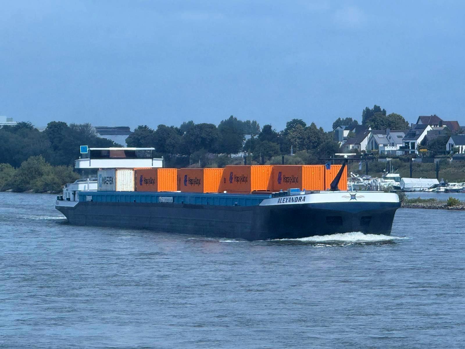 A ship on the water